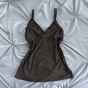 Vintage Y2k Express Pinstripe Cami Top